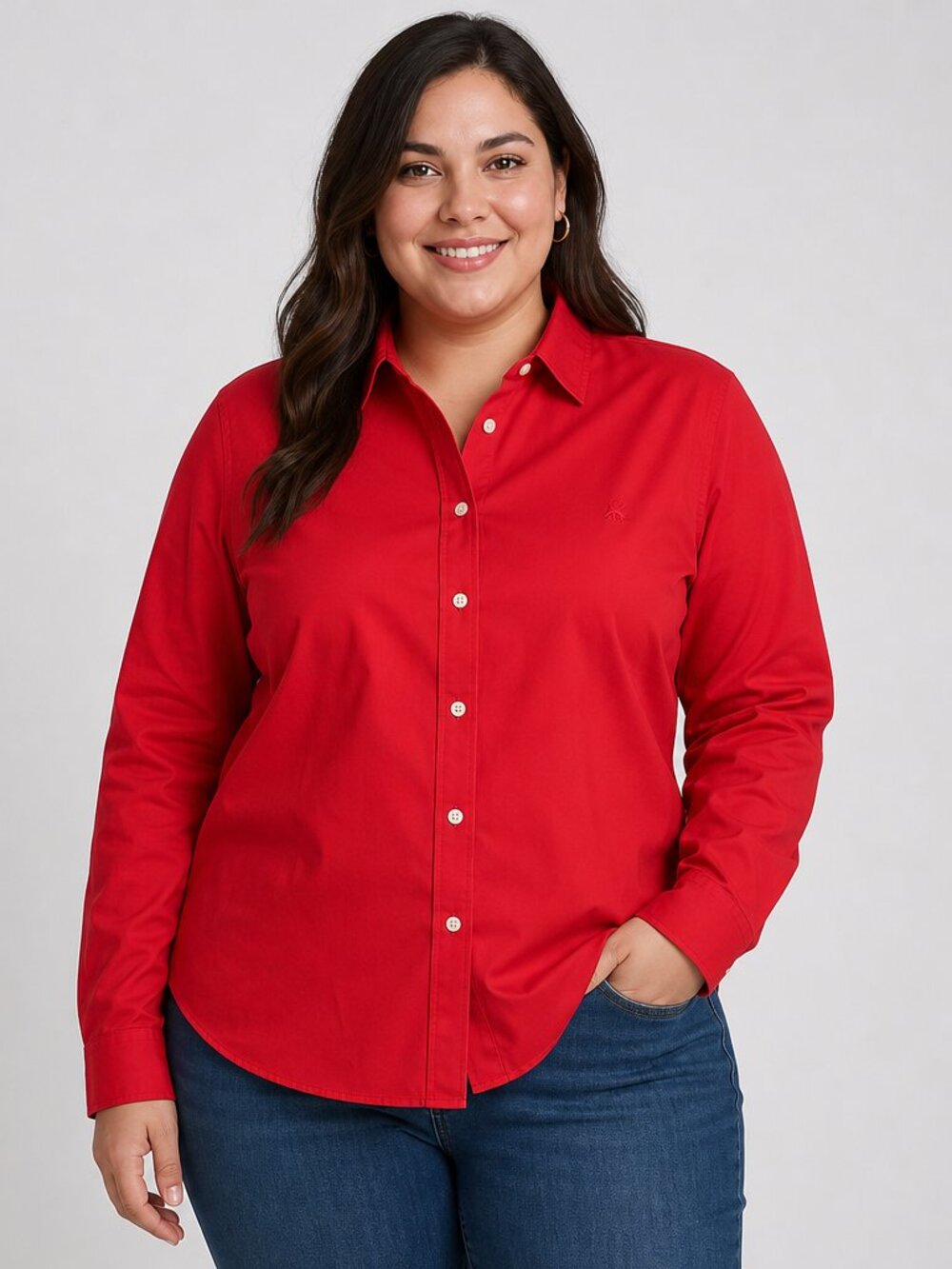NWT ...Brooks Brothers 346 Classic Red Button‑Up Shirt – Size 14